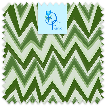 Wacky Chevron Zig Zag Black and White.